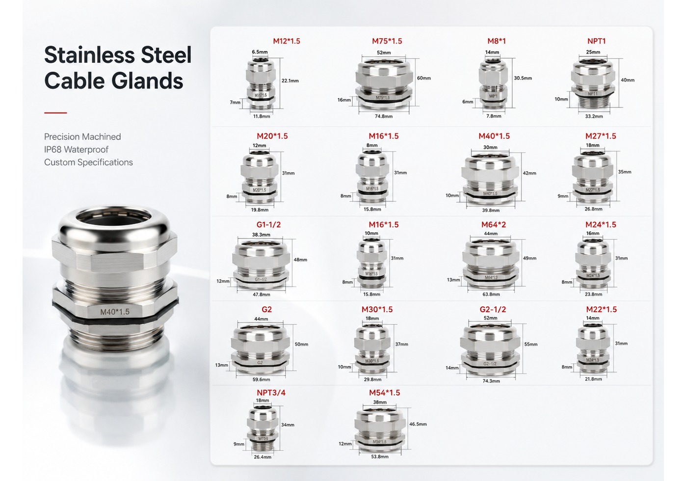 Cable Glands & Pipe Fittings