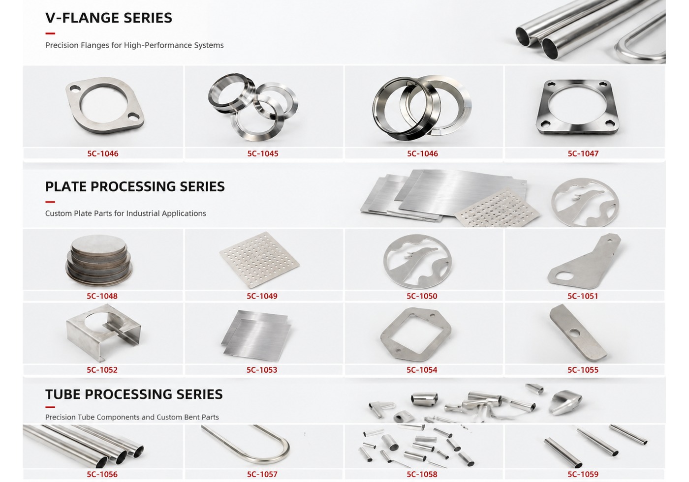 V-Flanges, Rings & CNC Machined Series PAGE 17